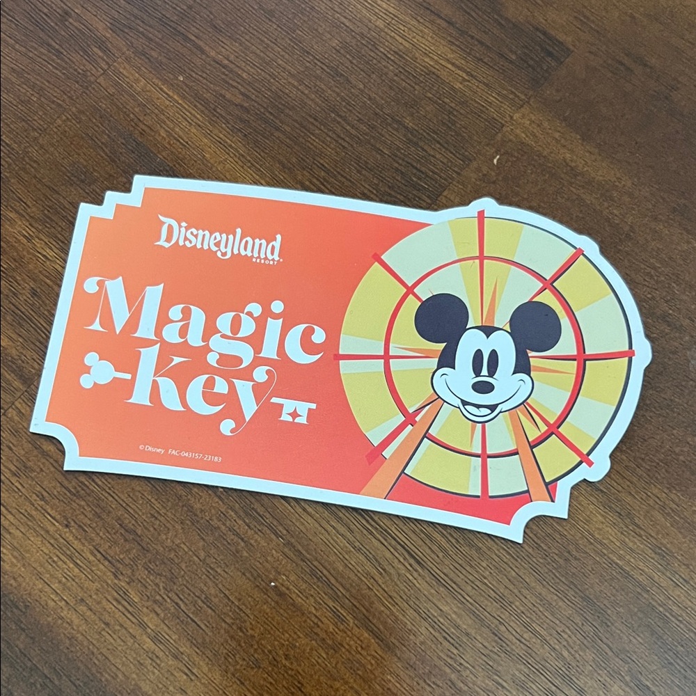 Disney Magic Key Orange Magnet